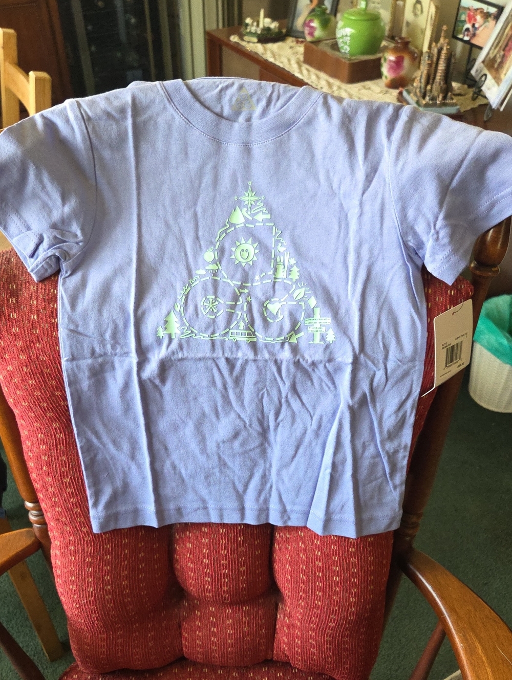 Kids Light Purple Graphic Tee NWT Size 6/7 Years Nike ACG